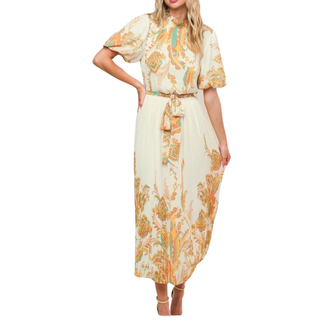 Vestido con grecas