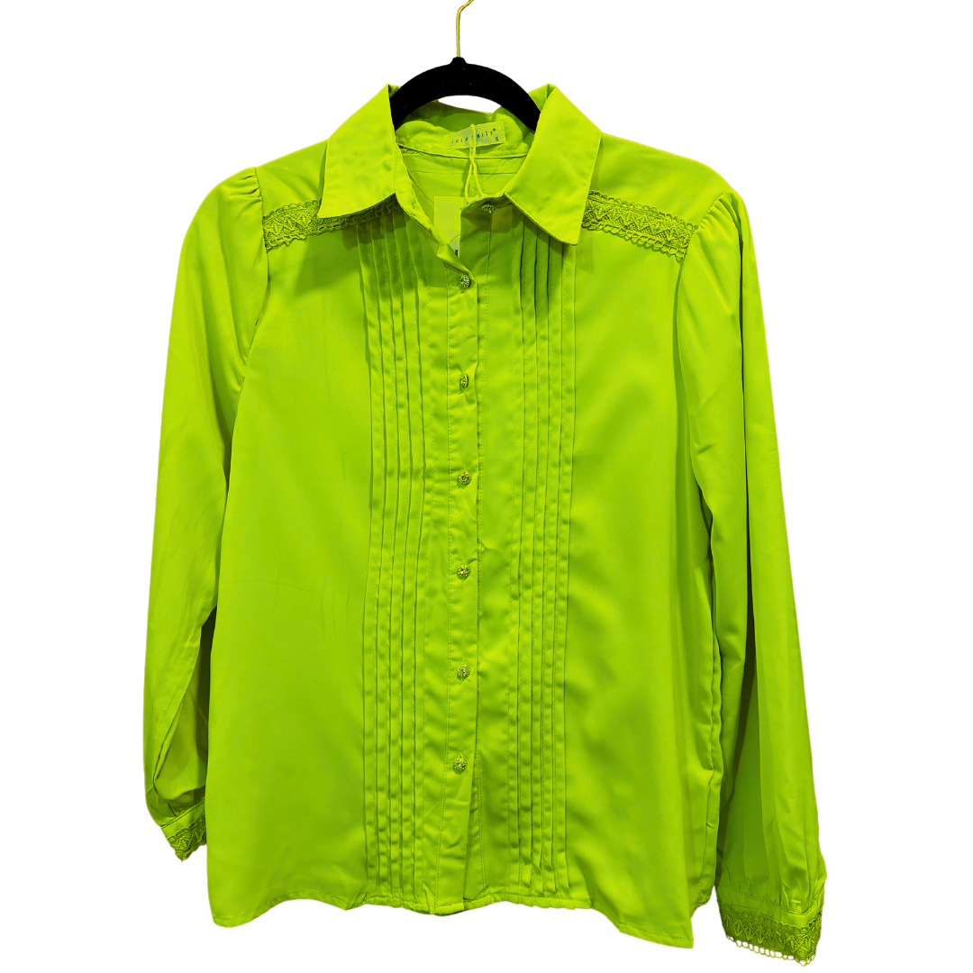 Camisa con botones de piedras cristal